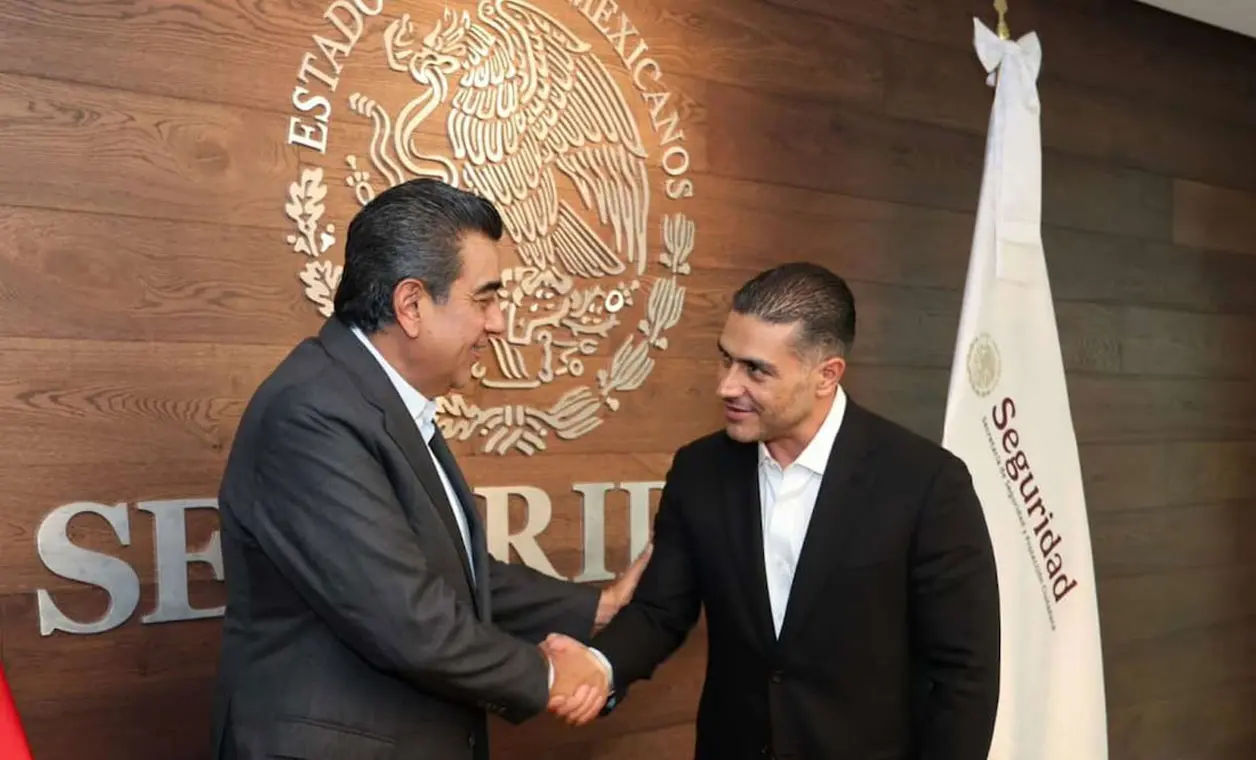 Se reúne Sergio Salomón con García Harfuch