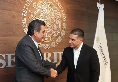 Se reúne Sergio Salomón con García Harfuch