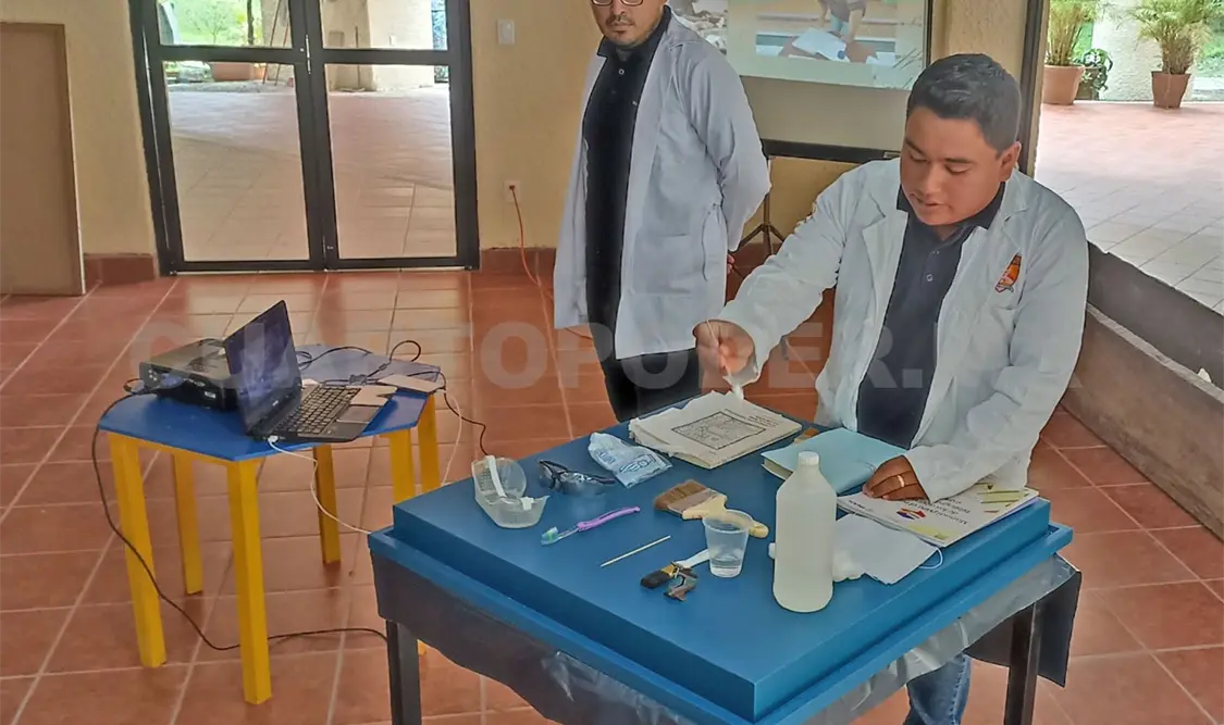 Realizan taller en el Museo de Sitio de Palenque