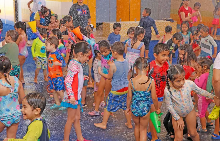 Una mañana divertida y refrescante