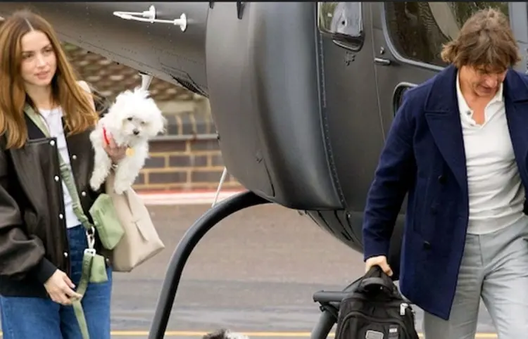 Tom Cruise y Ana de Armas, juntos