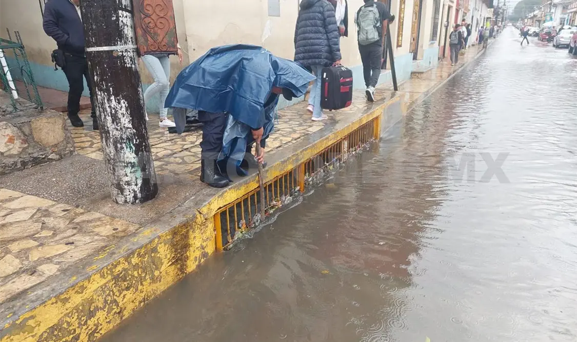 Sorprende granizada en San Cristóbal de Las Casas