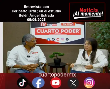 Entrevista con Heriberto Ortiz; en el estudio Belén Ángel Estrada