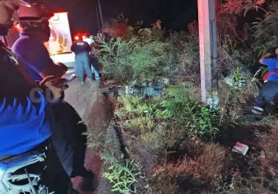 Dos malheridos en carreterazo rumbo a San Fernando