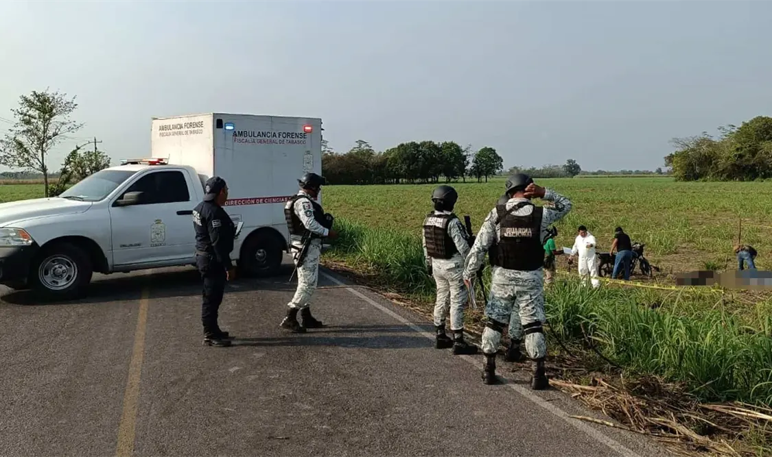 El sábado, Tabasco registró cinco homicidios. Cortesía