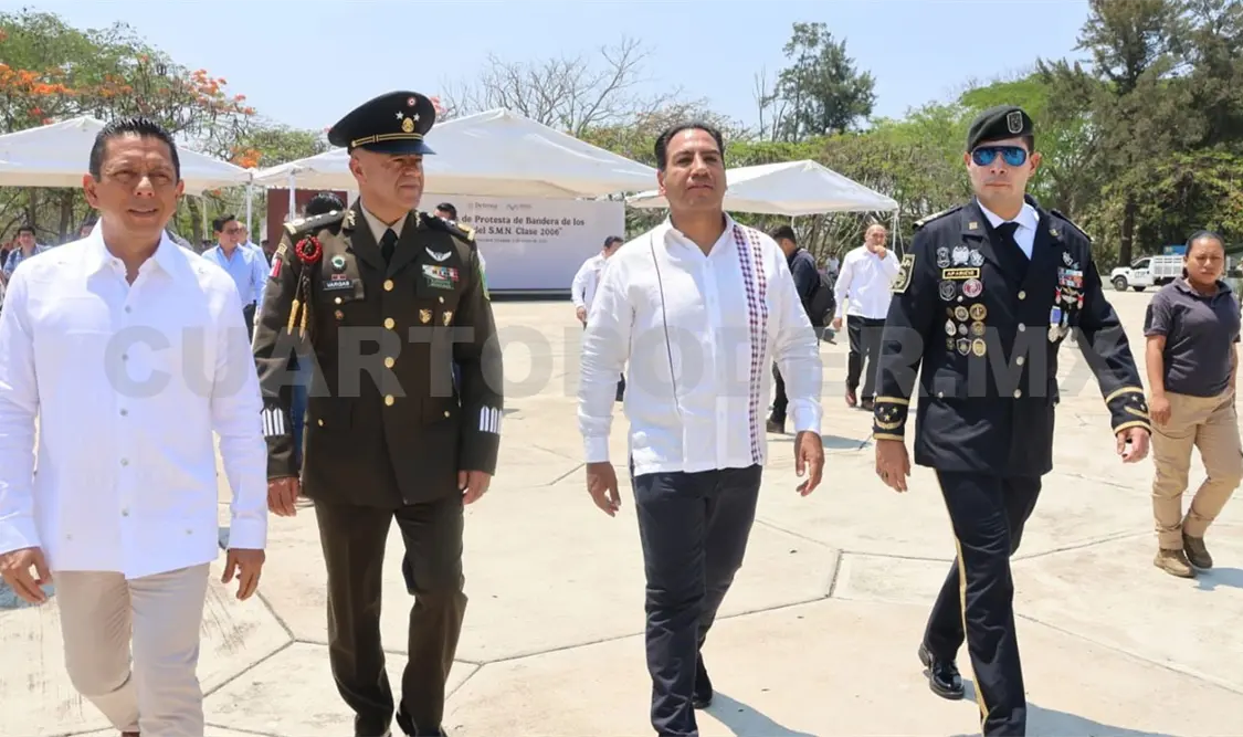 Atestigua Aparicio Avendaño Protesta de Bandera de Soldados