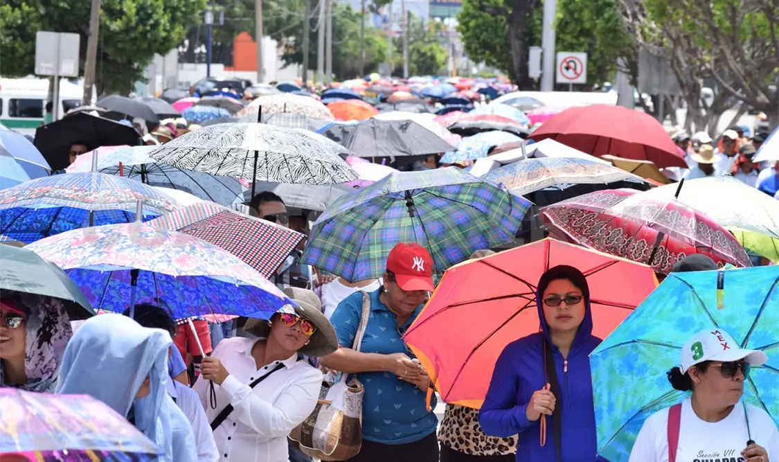 Registros de hasta 40 °C y lluvias para Chiapas