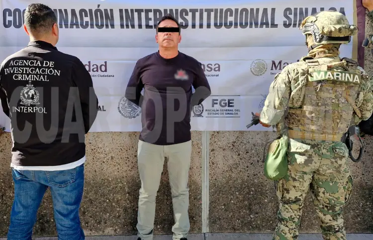 Capturan en Culiacán a integrante del Cártel de Sinaloa con fines de extradición