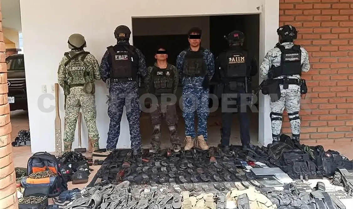 Detienen a grupo armado en un rancho