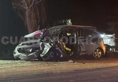 Fatal accidente: un muerto y tres malheridos