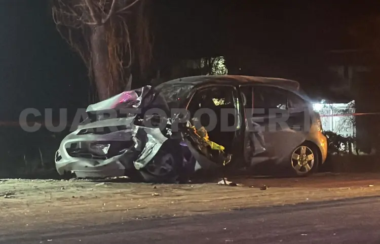 Fatal accidente: un muerto y tres malheridos