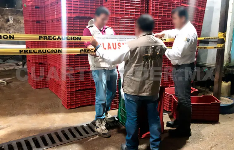 Clausuran establecimiento por daño ambiental