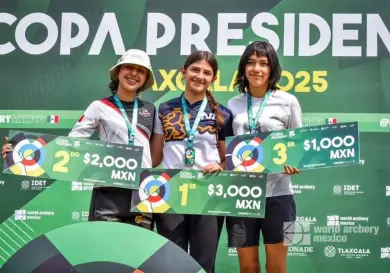 Chiapas conquista 9 medallas en Copa Presidente