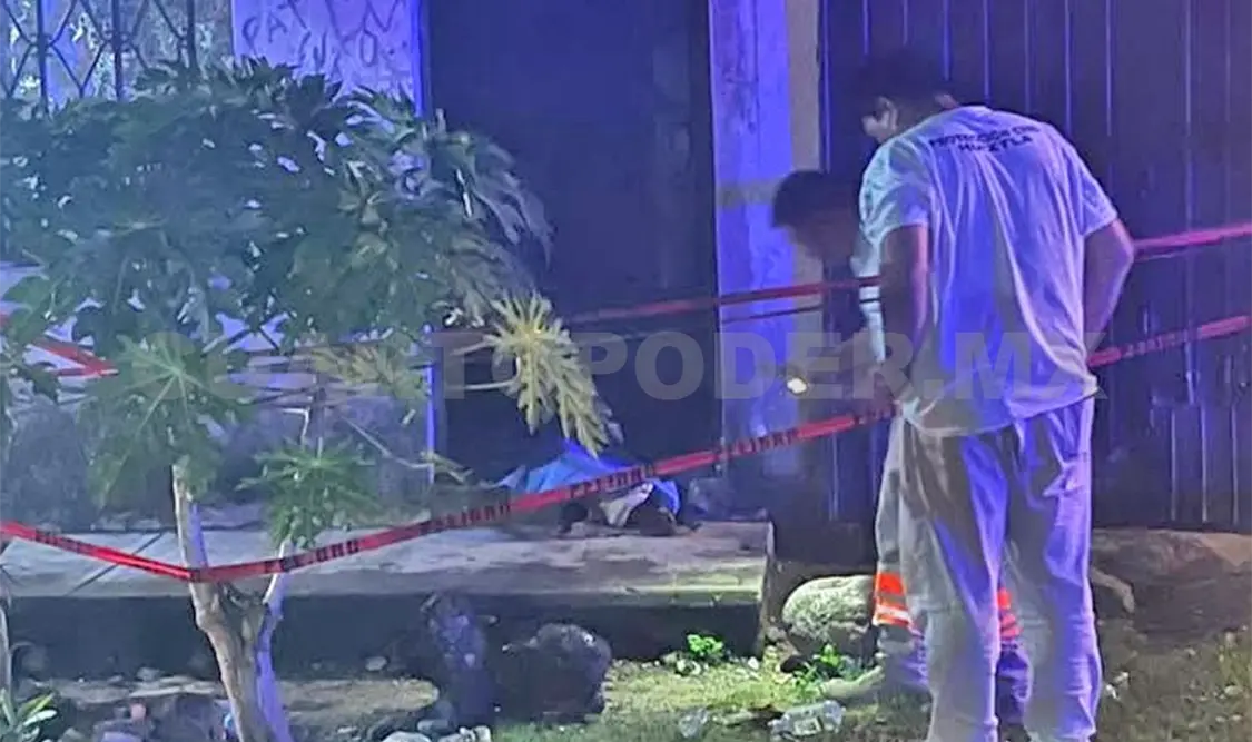 Dagoberto “N” fue ejecutado en la puerta de su casa. Víctor Sánchez / CP