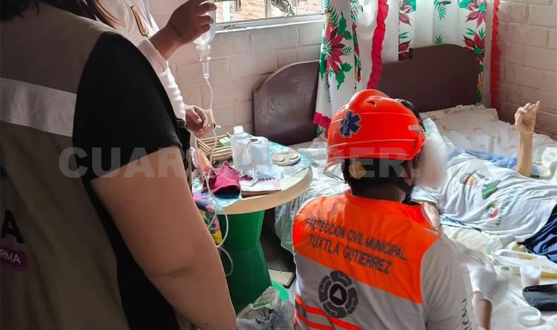 Abandonaron a abuelita de 87 años