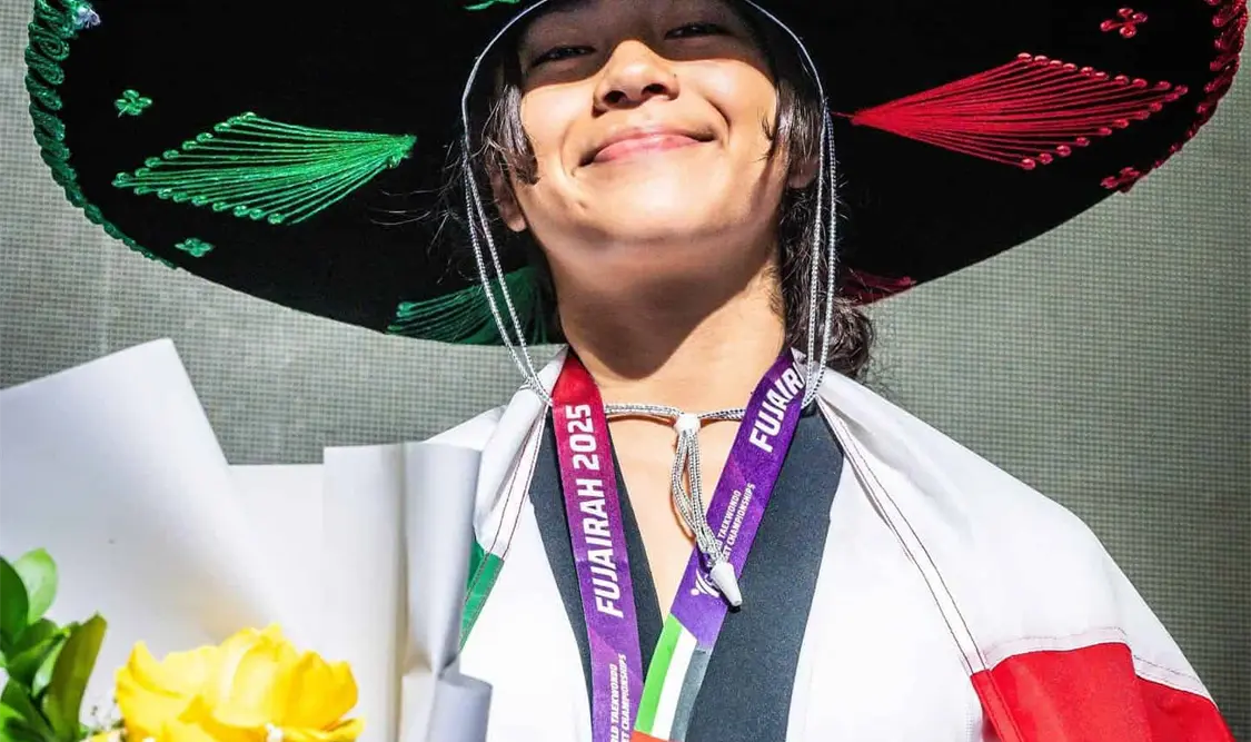 La atleta se consolidó como una de las mejores del mundo al avanzar con contundencia en cada combate en el Mundial Cadete. Cortesía.