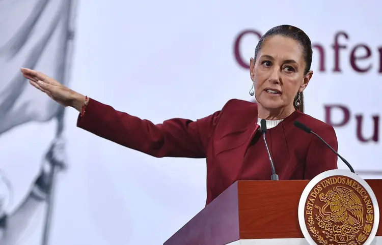Pedirá Claudia información a EUA sobre retiro de visa