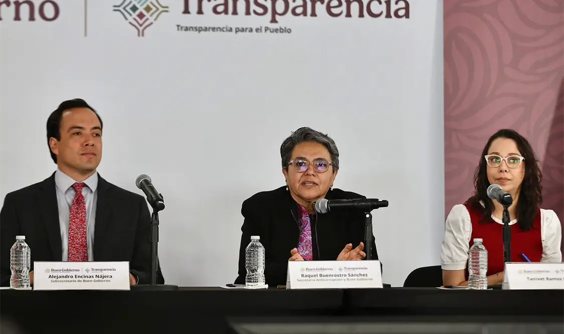 Raquel Buenrostro, secretaria Anticorrupción y Buen Gobierno. Cortesía