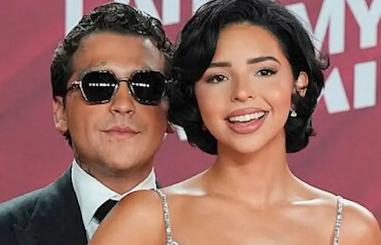 Ángela y Nodal sorprenden con palomazo