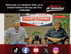 Entrevista con Heriberto Ortiz; en el estudio Federico Álvarez del Toro