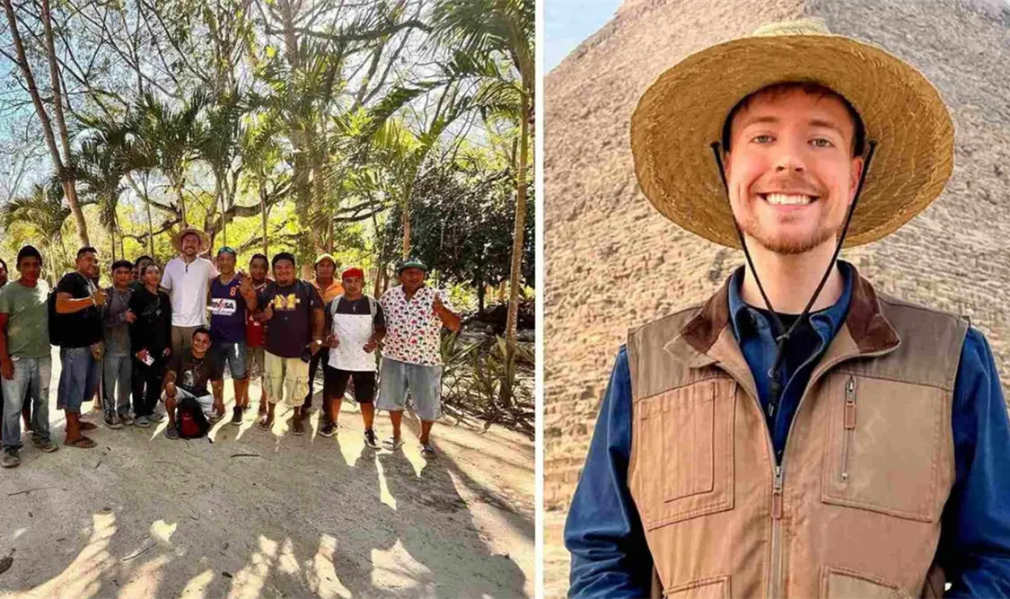 El Instituto Nacional de Antropología e Historia aclaró que MrBeast realizó todas las gestiones para grabar su material. Cortesía