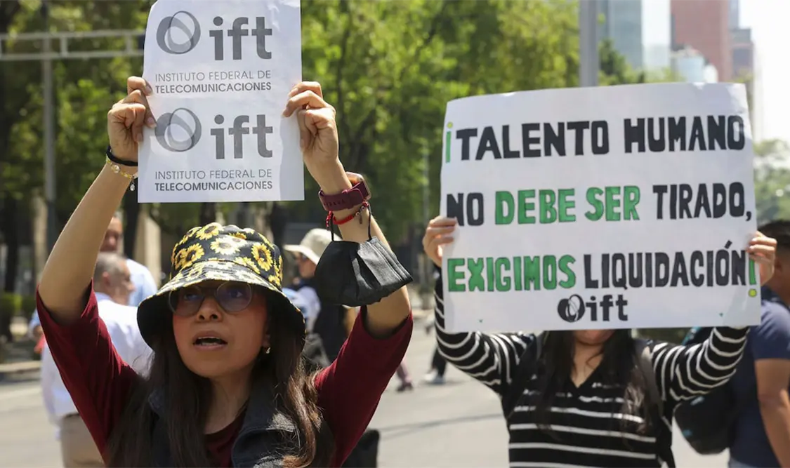 Trabajadores del IFT exigen avances en sus demandas