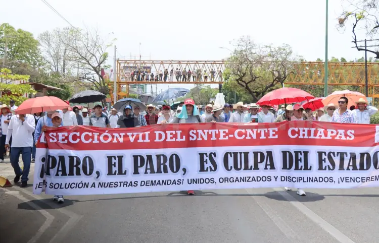 Inicia movilización de la CNTE en CDMX