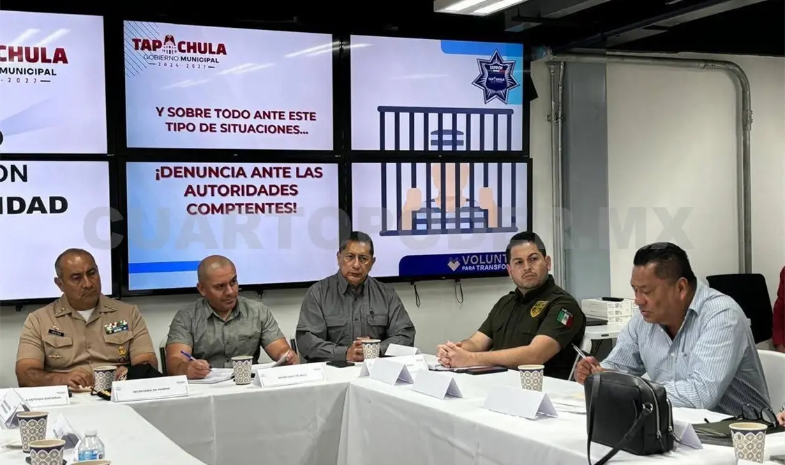 En unidad con los tres órdenes de gobierno, dan seguimiento a los trabajos para prevenir el delito. CP