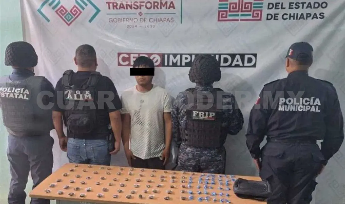 Es detenido por llevar marihuana y cocaína en SCLC