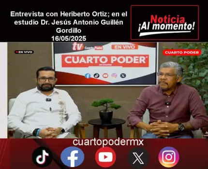Entrevista con Heriberto Ortiz; en el estudio Dr. Jesús Antonio Guillén Gordillo