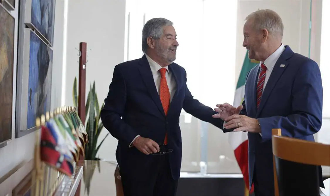 “No estamos de acuerdo, vamos a dar la mejor defensa que se pueda, en términos políticos”, aseguró el canciller. Cortesía