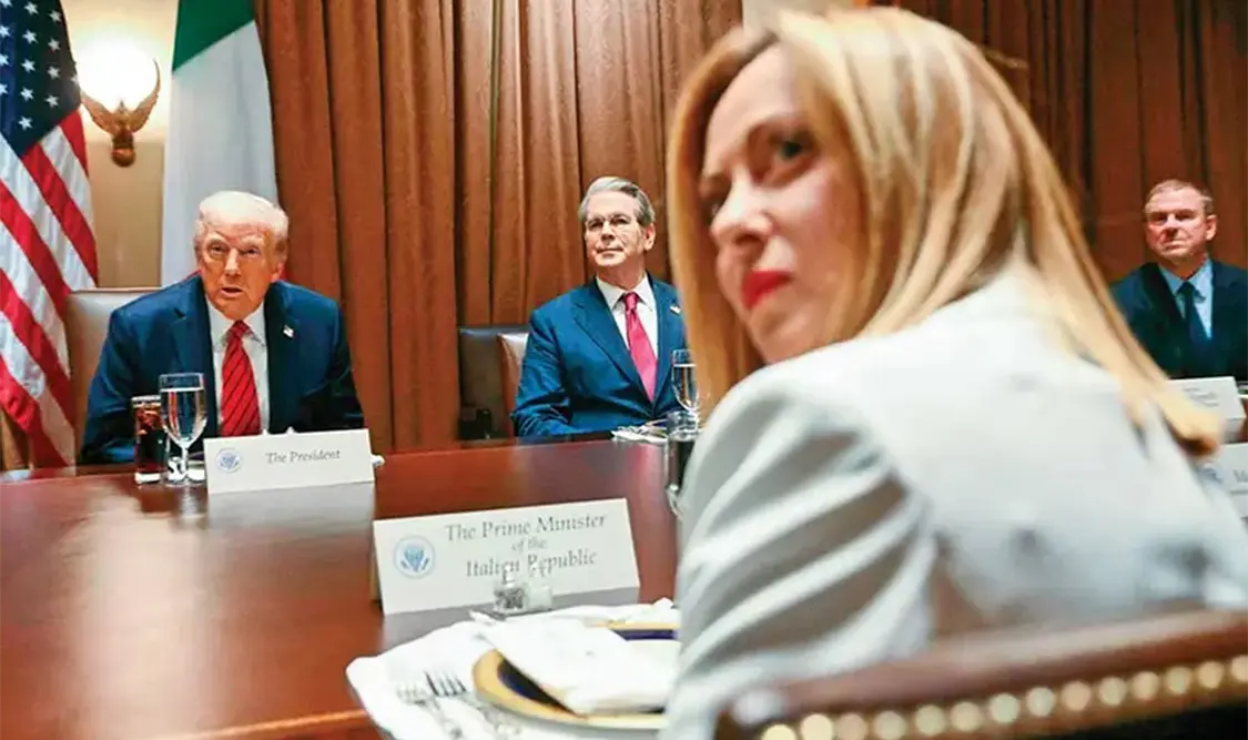 Trump también hizo referencia al “fantástico acuerdo comercial” que han hecho con el Reino Unido. Cortesía