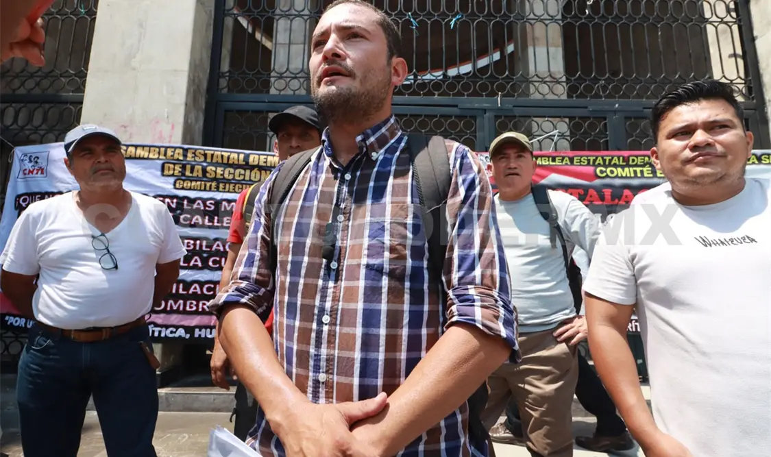 El vocero dijo que también piden a las autoridades educativas la reinstalación de maestros cesados. Diego Pérez / CP