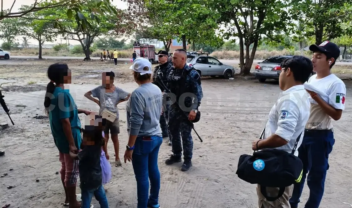 La menor fue entregada de inmediato a su progenitora. CP