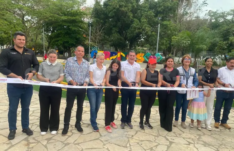 Inauguran renovación del parque Los Cerritos