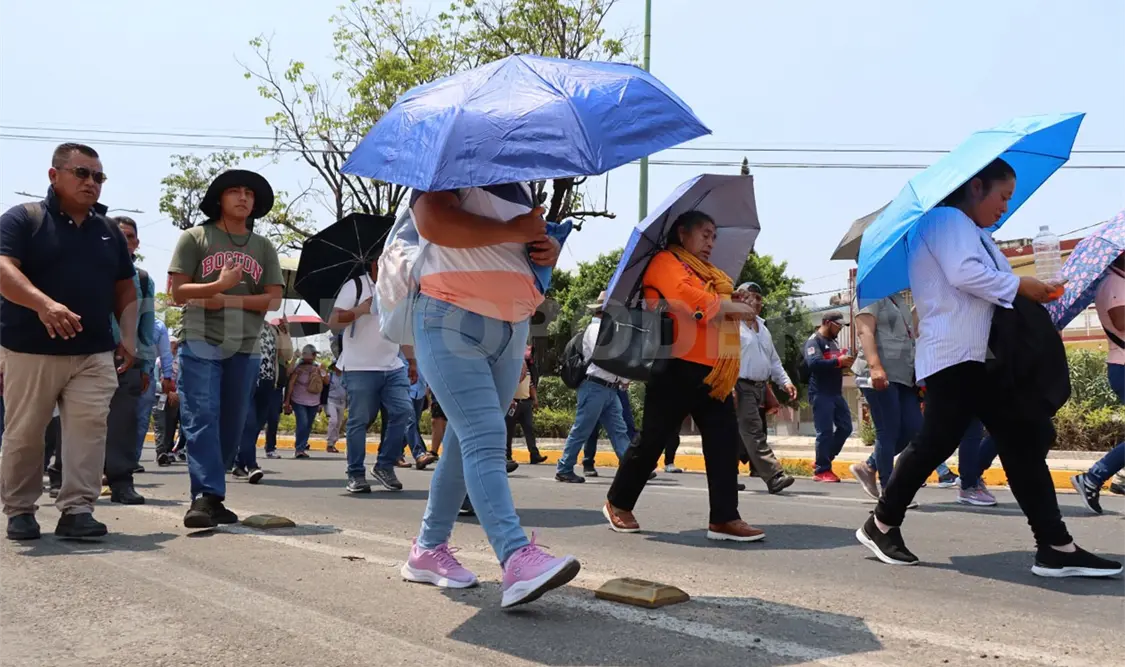 En Chiapas no hay plantón debido a que las demandas son centrales. Diego Pérez/CP.