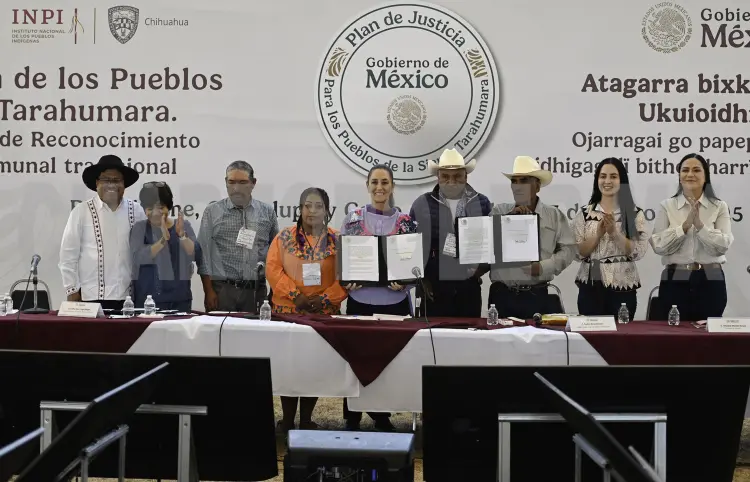 Sheinbaum restituye 820 hectáreas a pueblos indígenas