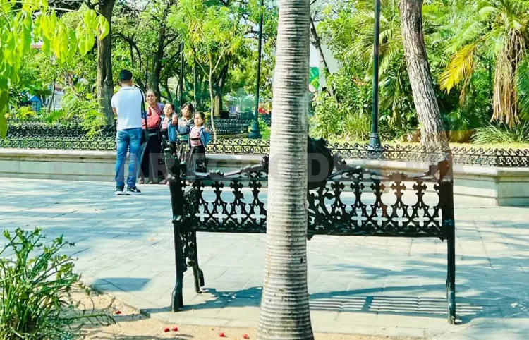 Una familia en el Parque de la Marimba