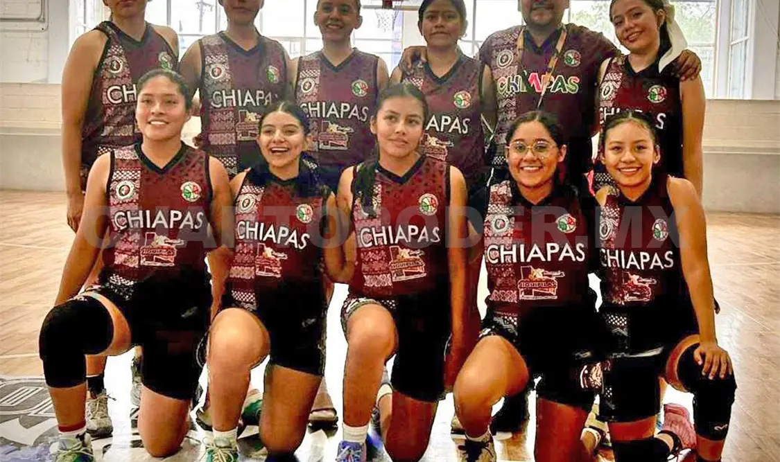 Las jugadoras chiapanecas vencieron a Veracruz en la categoría femenil juvenil en su primer compromiso del torneo. Cortesía