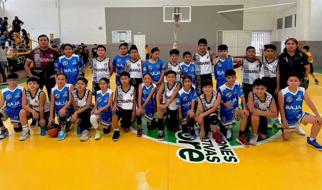 El equipo infantil de Cubch inició con triunfo su participación en la Olimpiada Federada 2025 en Chihuahua. Cortesía