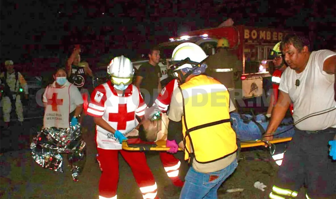 El accidente carretero ocurrió en el tramo a La Angostura. Ulises Villalobos / CP
