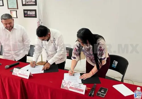 Firman convenio con Secretaría Anticorrupción