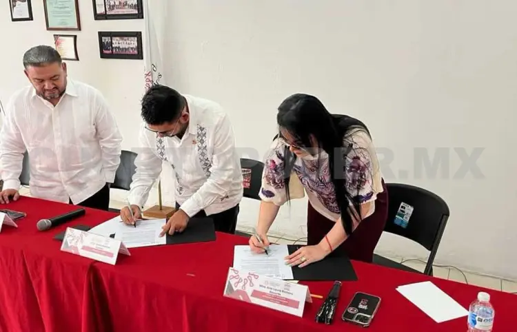 Firman convenio con Secretaría Anticorrupción