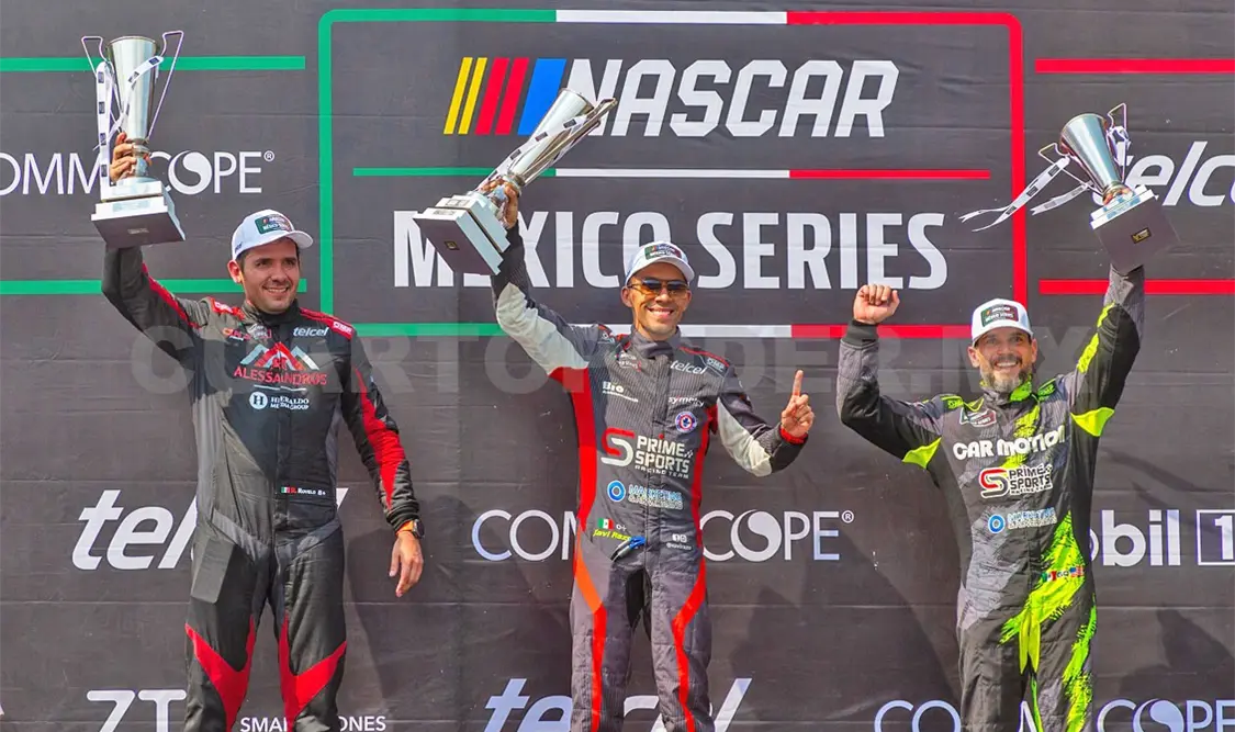 Xavi Razo ganó la carrera denominada Aguascalientes El Gigante de México, que marcó la cuarta fecha. Cortesía