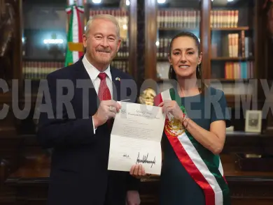 Sheinbaum se reúne con Ronald Johnson, nuevo embajador de EU en México