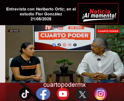 Entrevista con Heriberto Ortiz; en el estudio Flor González