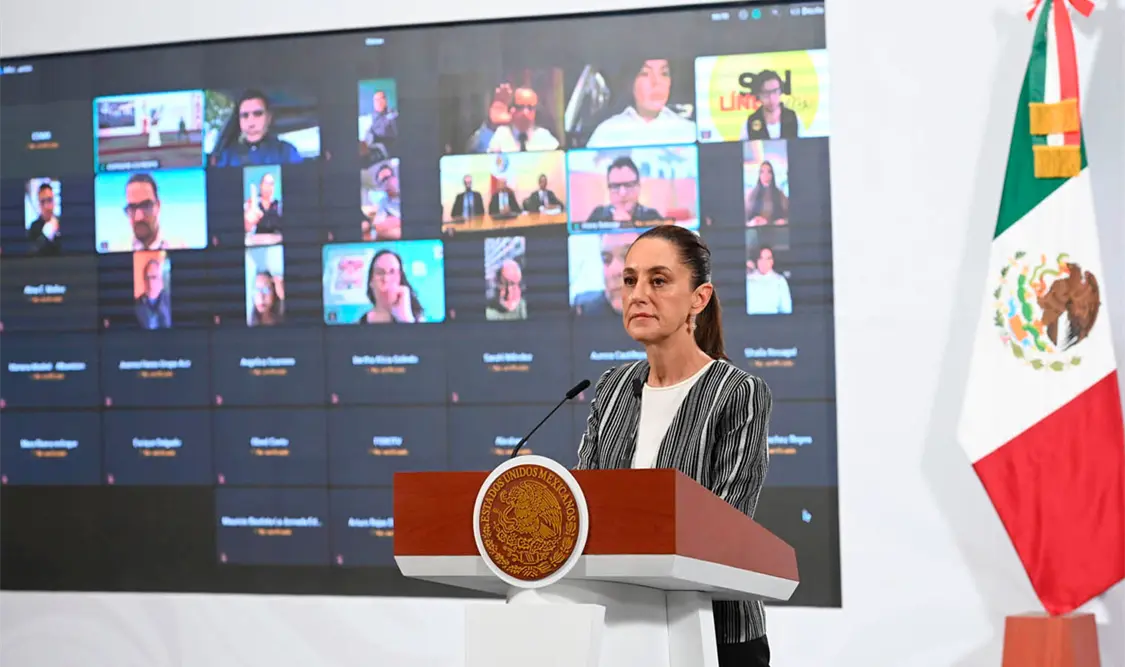 No vamos a reprimir, asegura Sheinbaum ante bloqueo de la CNTE. Cortesía