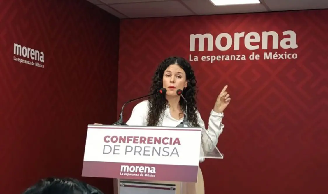 Luisa María Alcalde confió en que la ciudadanía participe, pese a los llamados de no salir a votar. Cortesía