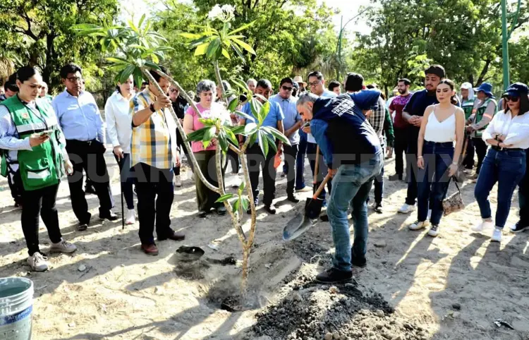Inicia programa de reforestación "Arboleando Tuxtla"
