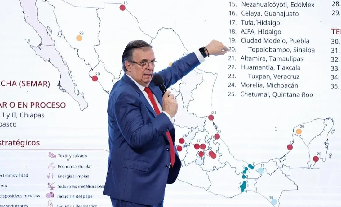 De estos nuevos Polos de Desarrollo Económico, ya están en marcha once, y cuatro están en proceso de evaluación: Ebrard. Cortesía